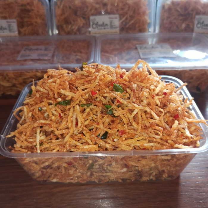 

Kentang Mustofa Original Bumbu Balado Karamel - Bencok Krispi Tanpa MSG Kualitas Premium Terlaris