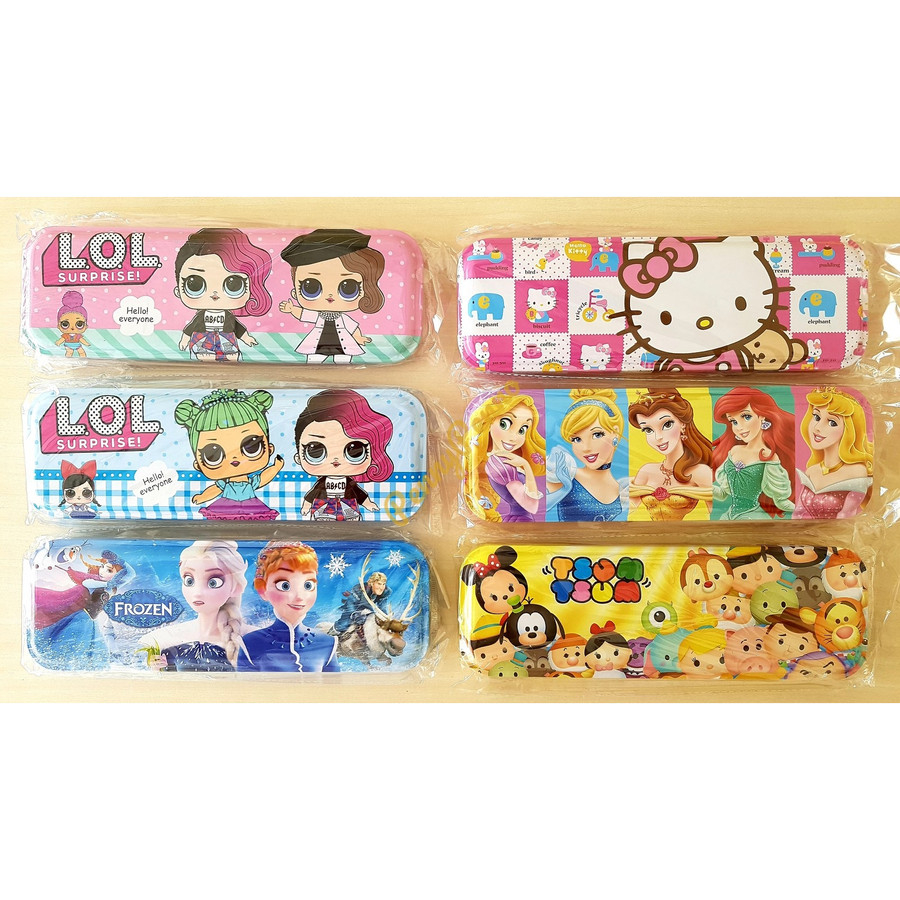 

Kotak atau Tempat Pensil Kaleng Karakter Unik