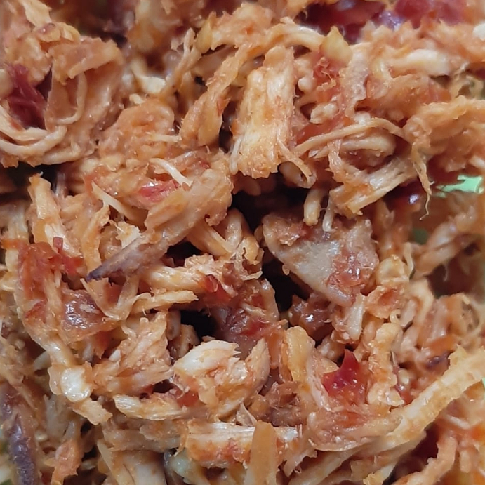 

Sambal Ayam Suwir Pedas & Usus - ISIANNYA SAJA