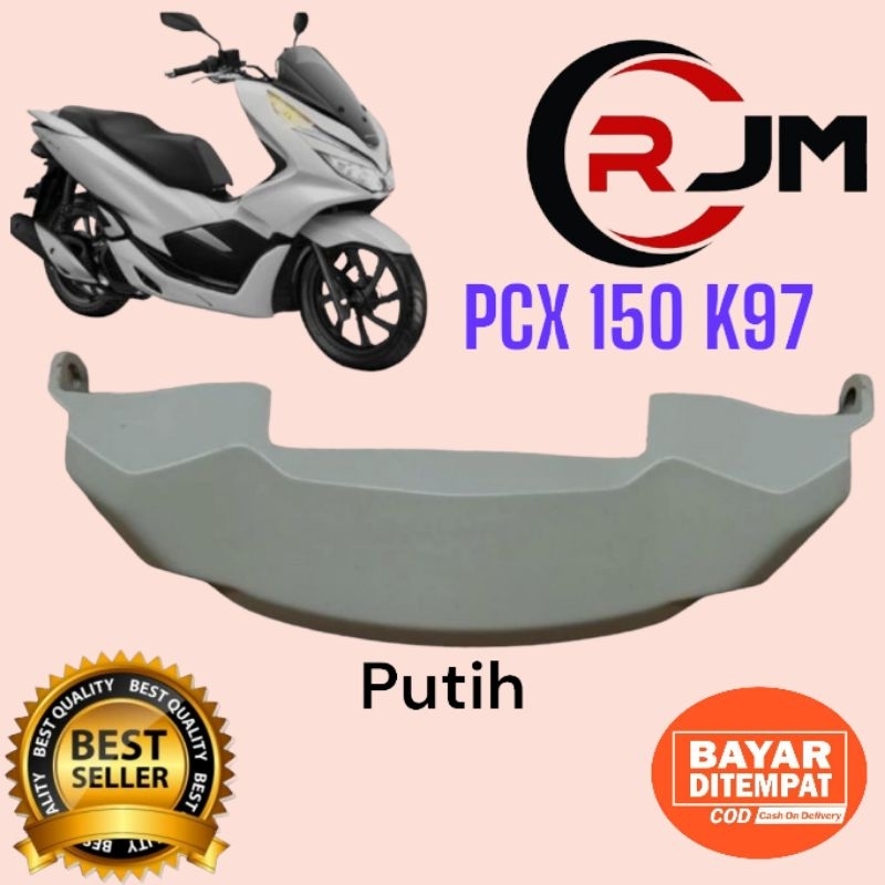 COVER FRONT CENTER PCX 150 K97 PEARL WHITE DAGU PCX 150 PUTIH MUTIARA PCX 150 LOKAL K97