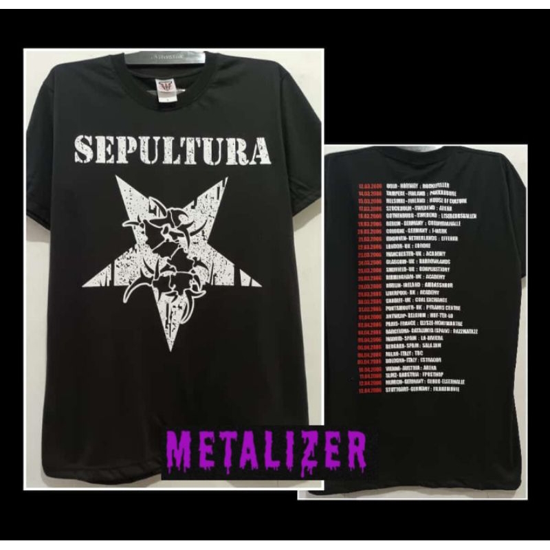 Kaos Musik Metal Rock Band Sepultura New 0060