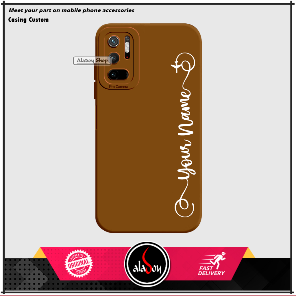 Custom Nama Case Vivo Y15S/Y16/Y20/Y20S/Y20i/Y12s/Y19 Casing Premiu Softcase