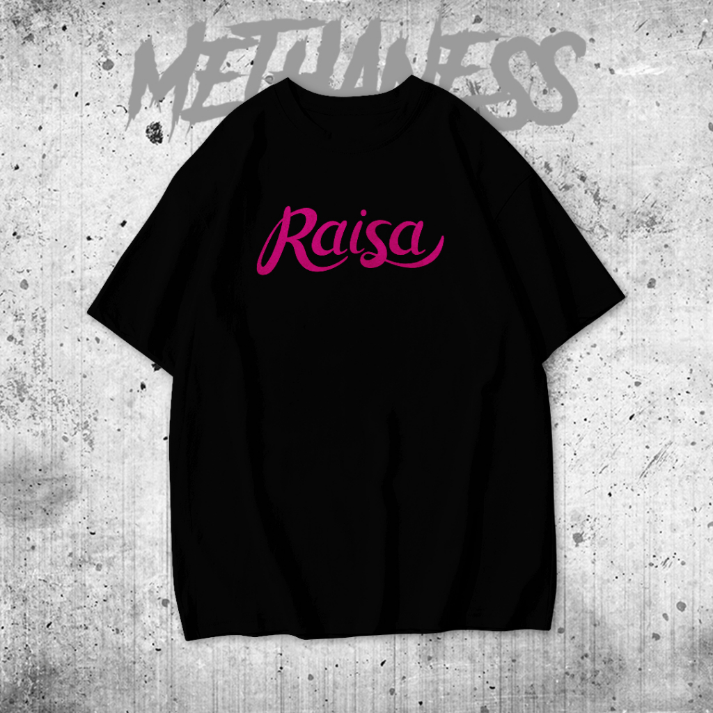 KAOS RAISA / KAOS RAISA LOGO PINK / LOGO RAISA