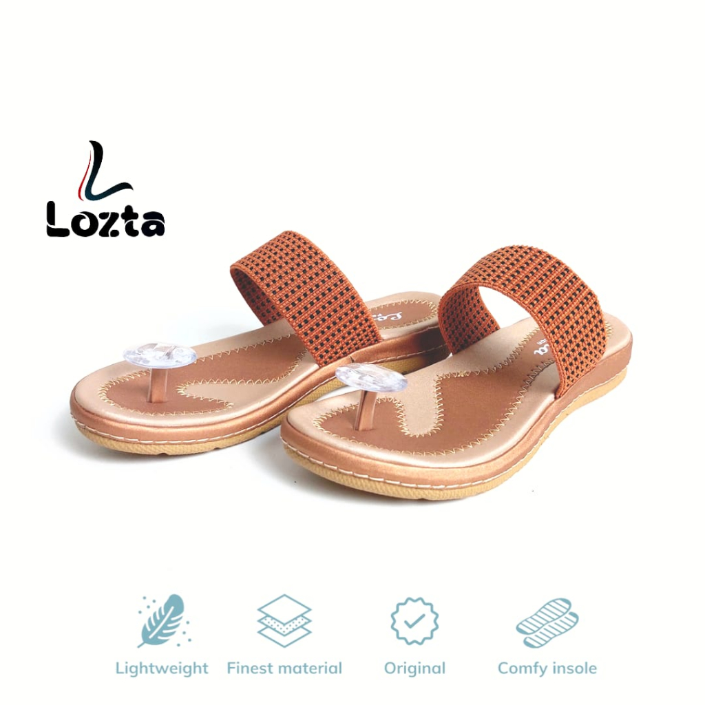 Sendal Wanita Terbaru Lozta TR -  01 Sandal Jepit Kekinian