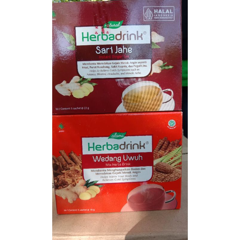 

Herbadrink all Variant ( BELI 1 GRATIS 1 SARI JAHE BOX)