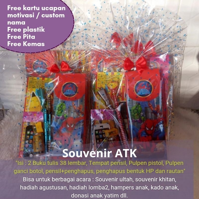 

Souvenir ultah / souvenir ATK / Paket Atk 1