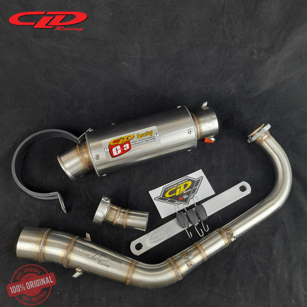 KNALPOT CLD TYPE C3 BULAT C3 OVAL MIO NOUVO