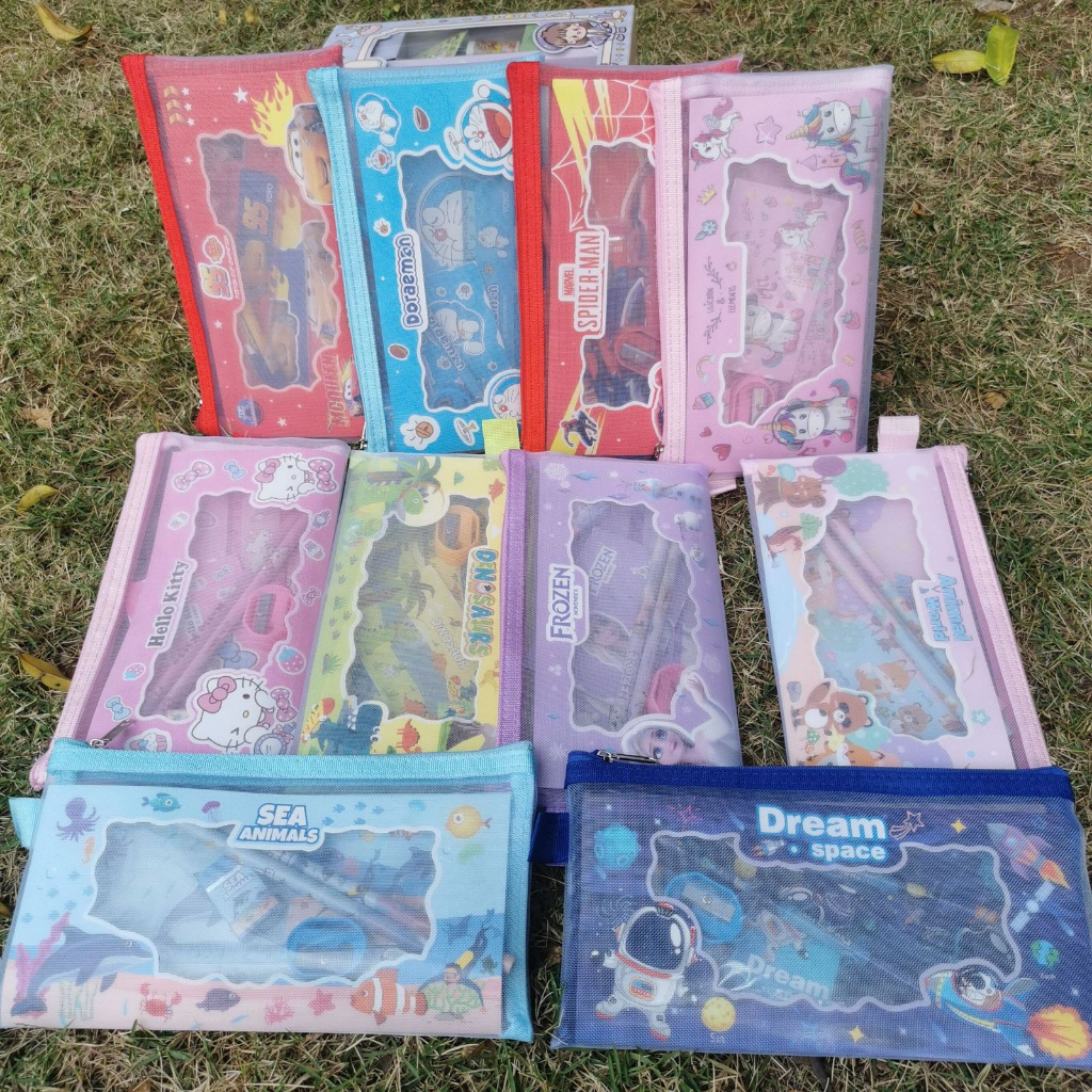

[DKOFFICIALSTORE](KTPS.9)KOTAK PENSIL SETT / STUDY SET STATIONERY SET ALAT TULIS SEKOLAH ANAK SET ATK MOTIF