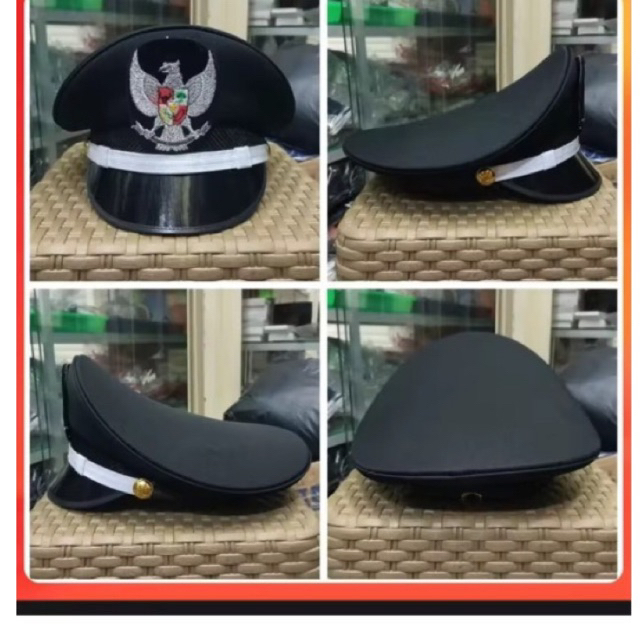 Topi Ped PDU Lurah Kades | Topi Ped PDU