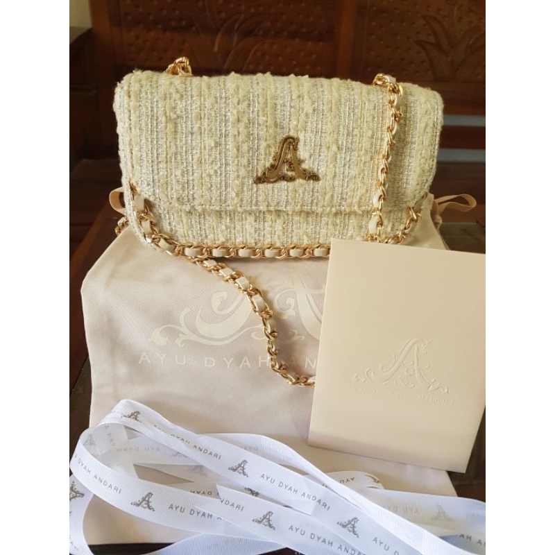 Diana Bag Mini Ivory By Ayudyahandari (preloved)