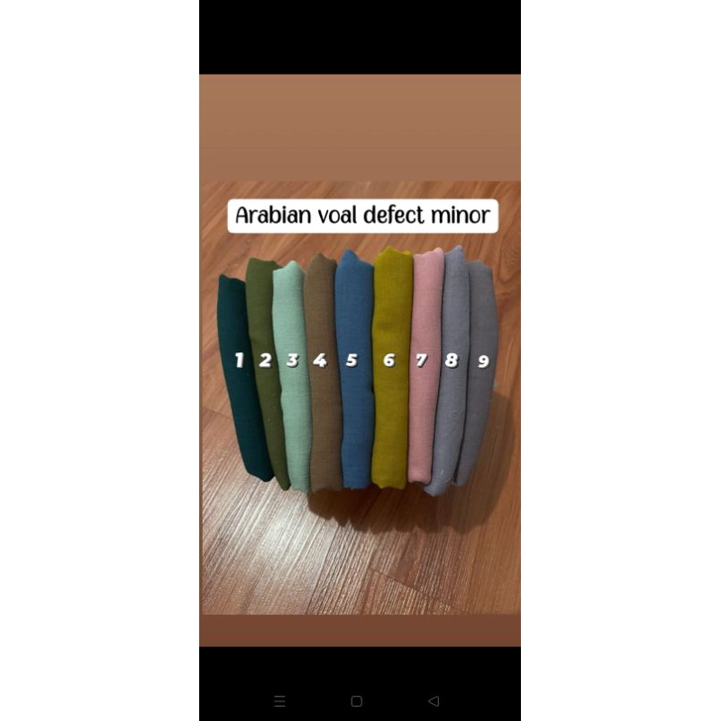 HIJAB SEGIEMPAT DAN PASMINA DEFECT MINOR 1