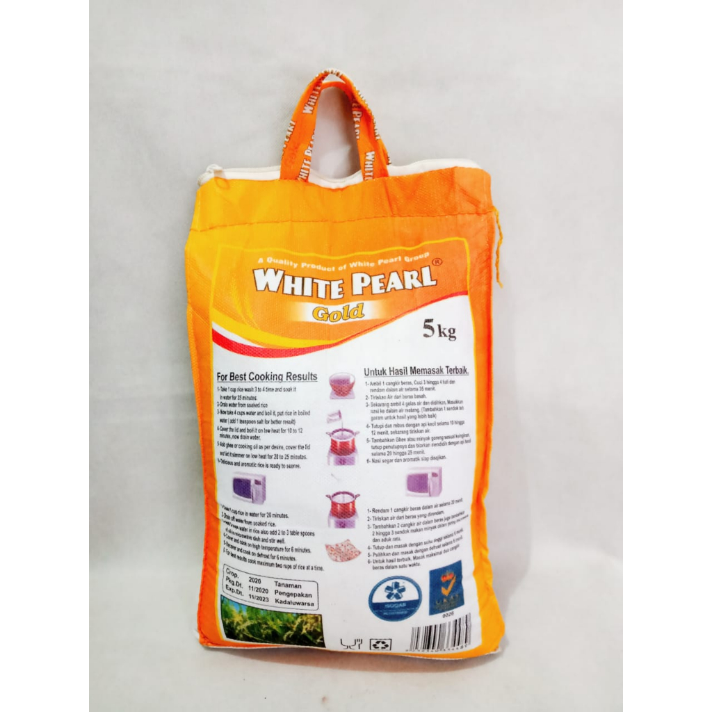 

Beras Basmati kemasan 5kg Basmati Rice enak beras india