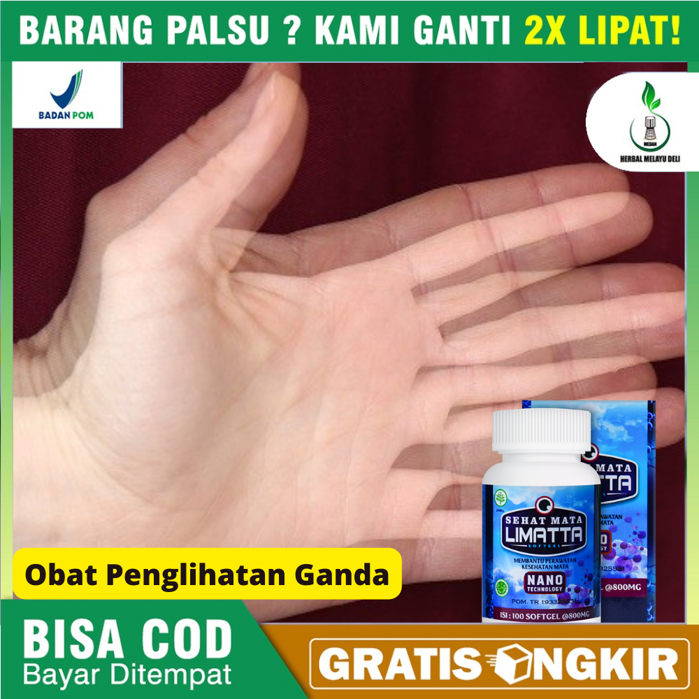 Jual Obat Herbal Untuk Obat Penglihatan Ganda Mata Katarak Obat Mata Minus Limatta Sehat Mata Softge