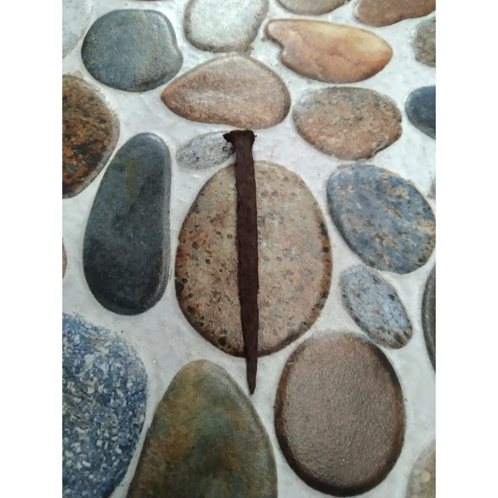 Barang Temuan Logam 8.5cm Lurus Kuno Jadul Antik