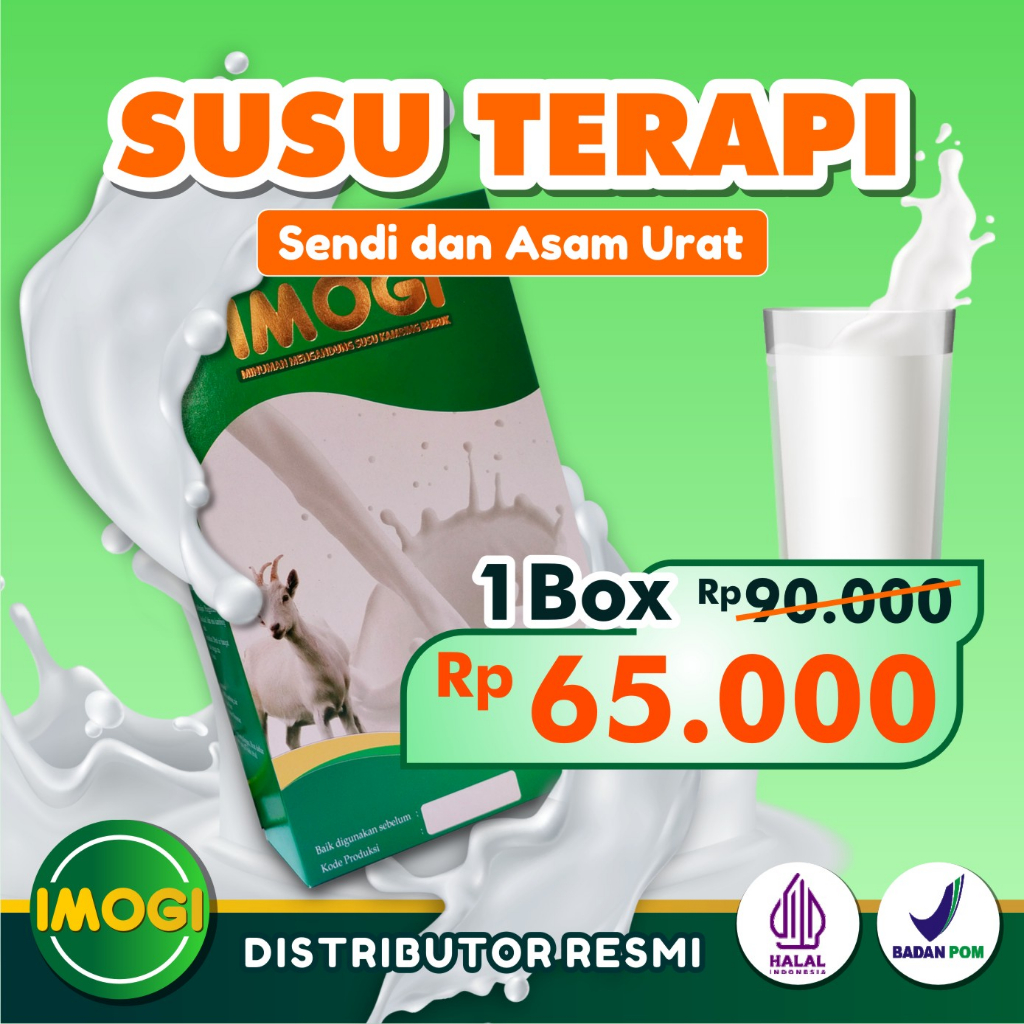 

SUSU KAMBING ETAWA BUBUK | SUSU KAMBING IMOGI 200 GRAM.