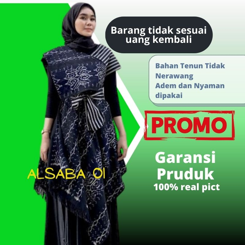 READY STOCK Set baju tenun Couple kondangan Couple set keluarga Batik tenun couple Baju prewed cewe 