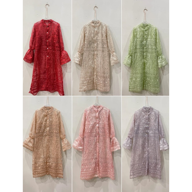 outer tunik tile bordir