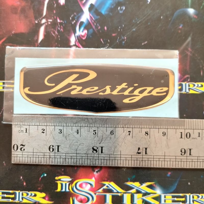 Stiker timbul tebal Prestige