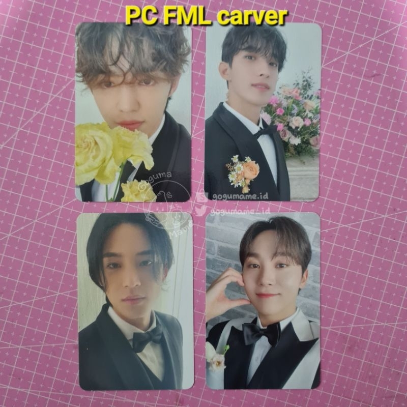 GOGUMAME ☆ Photocard PC Official Seventeen FML Face The Sun Carat Version Jun The8 Jeonghan Seungkwa