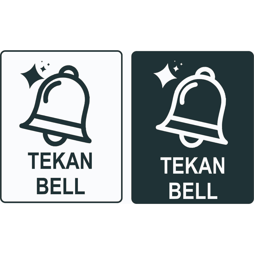 

Akrilik Tekan Bell / Acrylic Pencet Bel