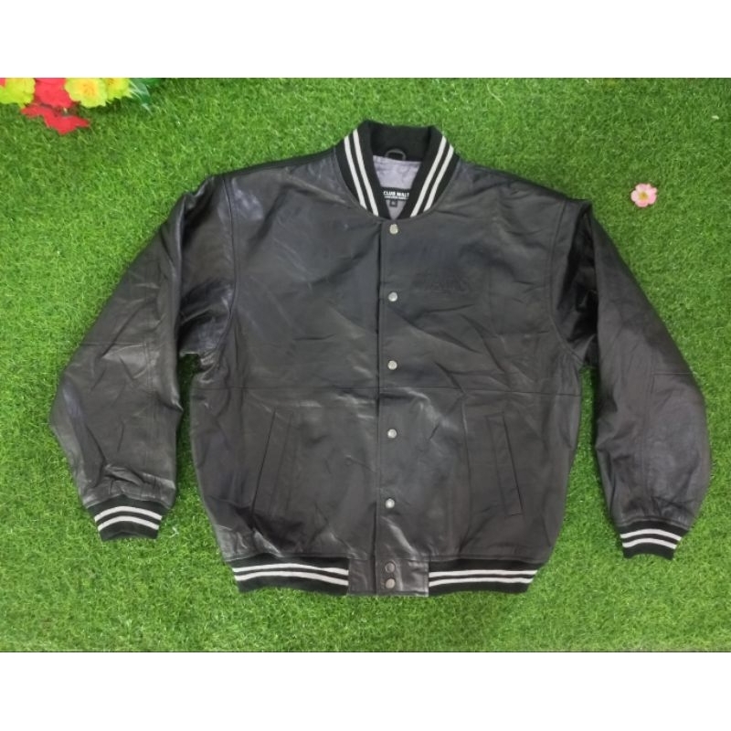 SUNTORY MALTS BEER varsity leather jacket not avirex vanson schott