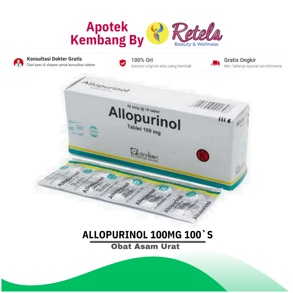 Allopurinol100MG 100`S