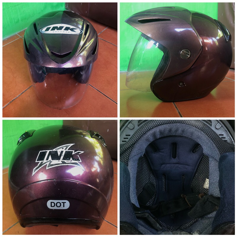 Helm Ink Cx22 Ori Bekas (Ungu)