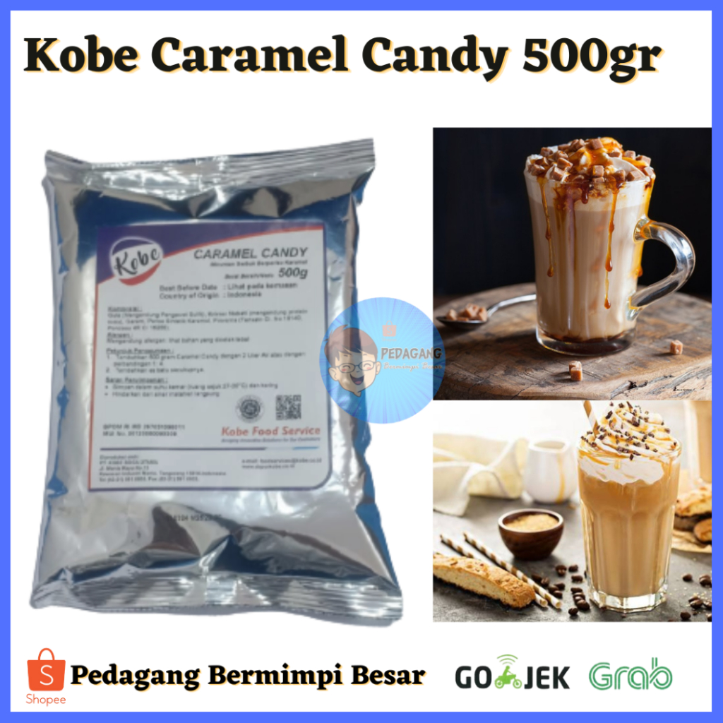 

Kobe Caramel Candy 500gr / Minuman Rasa Karamel / Caramel Drink