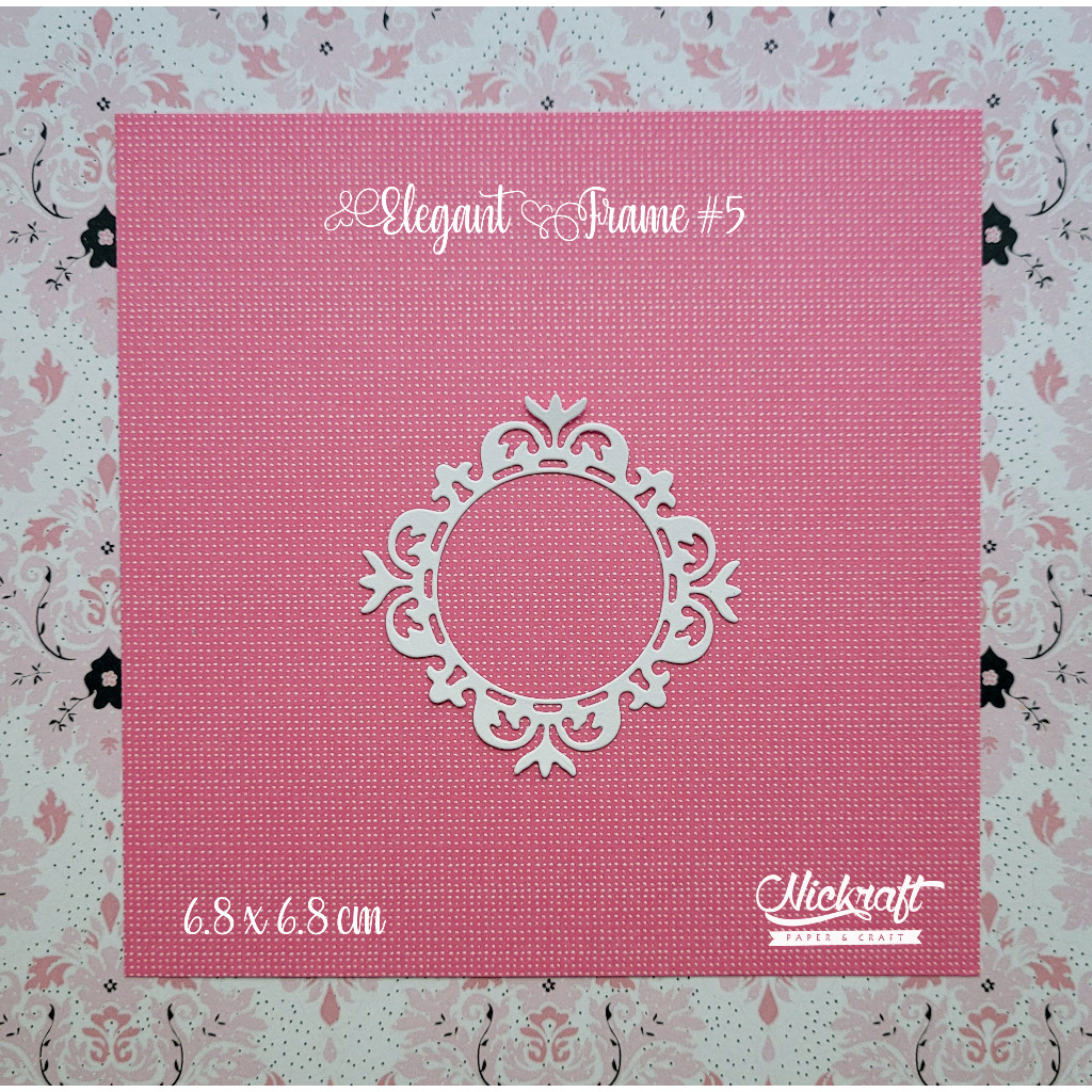

ELEGANT FRAME #5 - Die Cut Hiasan Scrapbook Jurnal