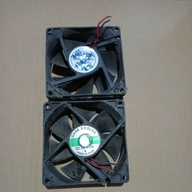 KIPAS DC 12V 8×8 cm