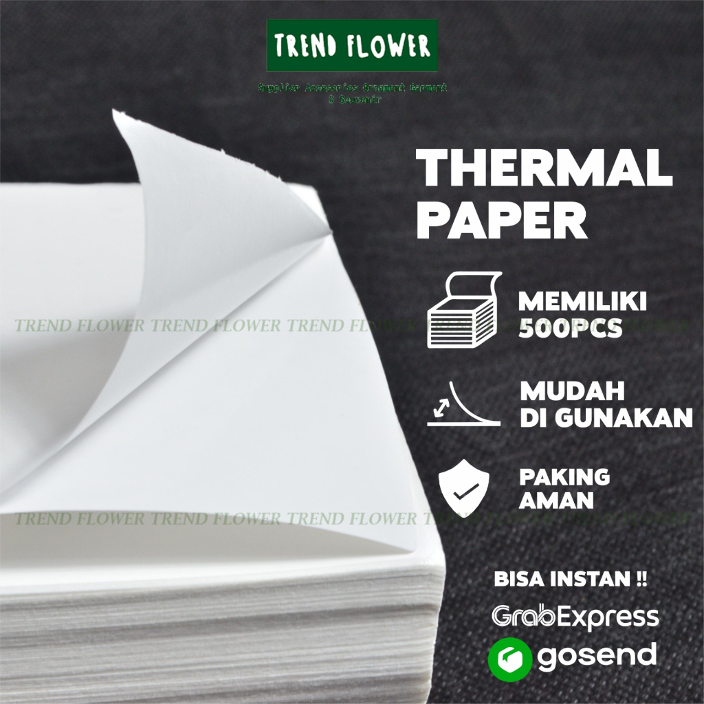 

Thermal Paper 500 pcs Thermal Kertas Kotak 100 x 150 thermal printer kertas thermal