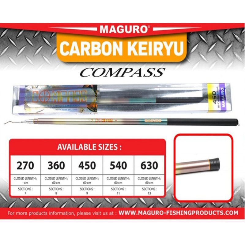 Tegek Pancing MAGURO COMPASS 630