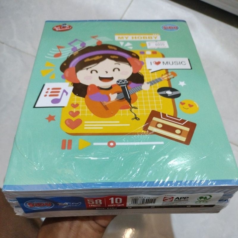 

Buku Tulis Sidu isi 58 Lembar