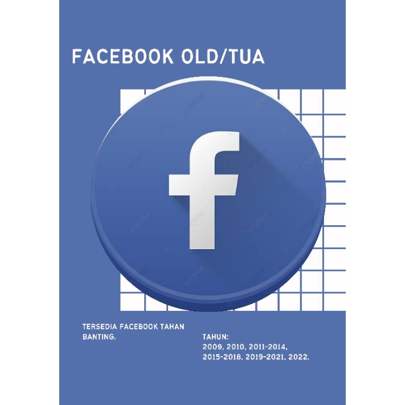 Jual Facebook/FB Tua Murah, TH 2009-2024 (HIGH QUALITY)