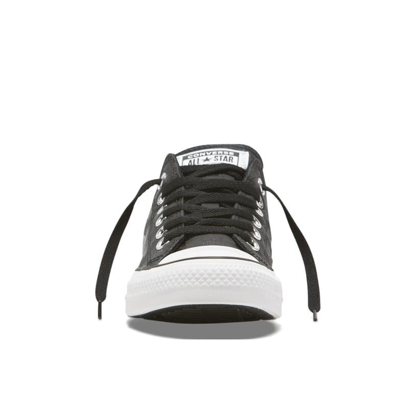 Sepatu Sneakers Wanita CONVERSE CT AS Ox Glam Black White Black Original 565437C