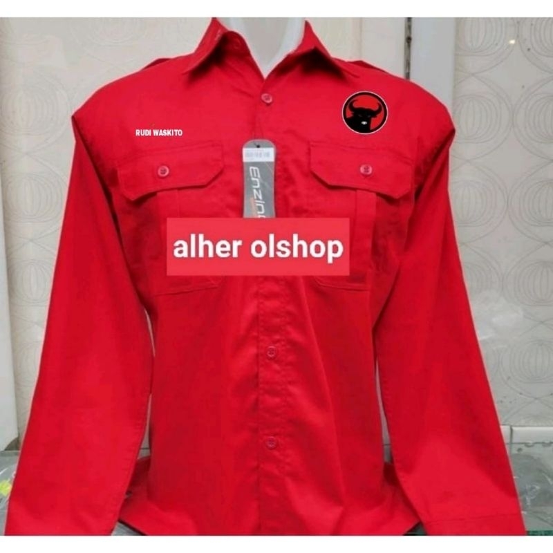 kemeja PDI baju PDI seragam PDI Pdh PDI Pdl PDI kemeja partai PDi baju partai PDi seragam partai PDi