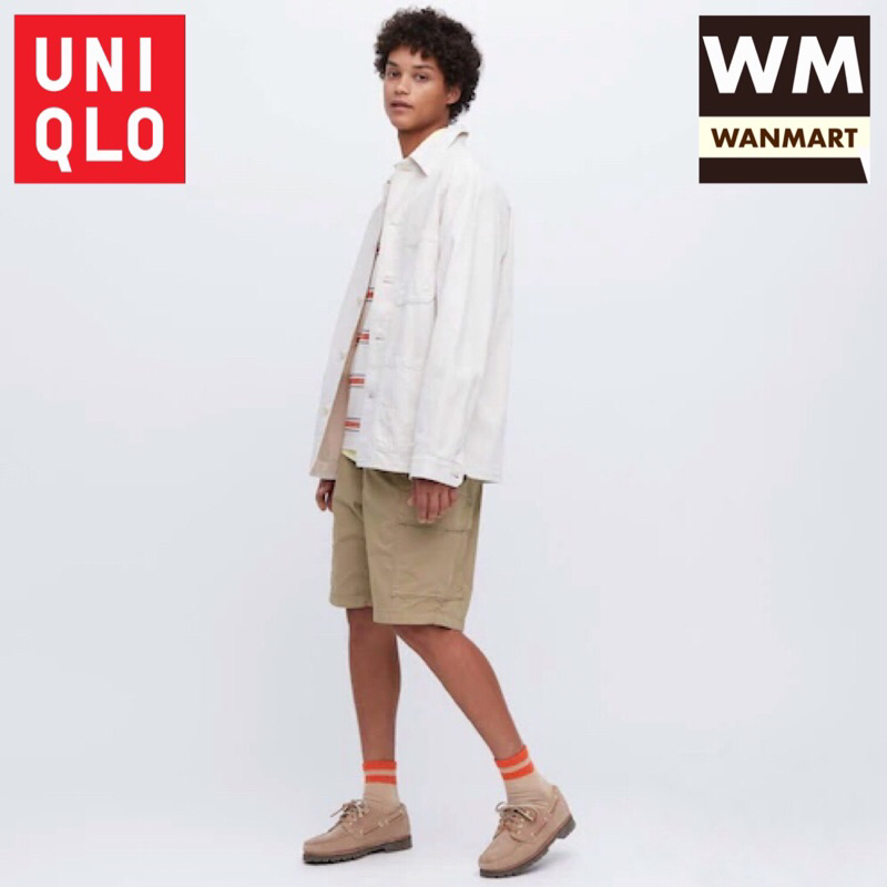 UNIQLO Men Shorts Celana Pendek Cargo Pria Khaki