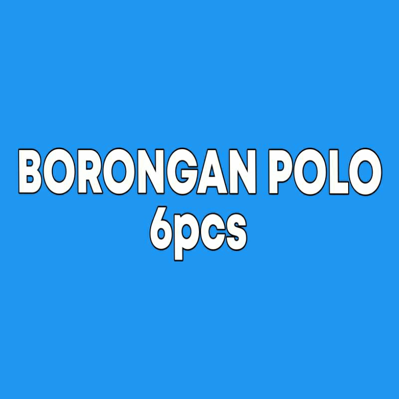 BORONGAN POLOSHIRT