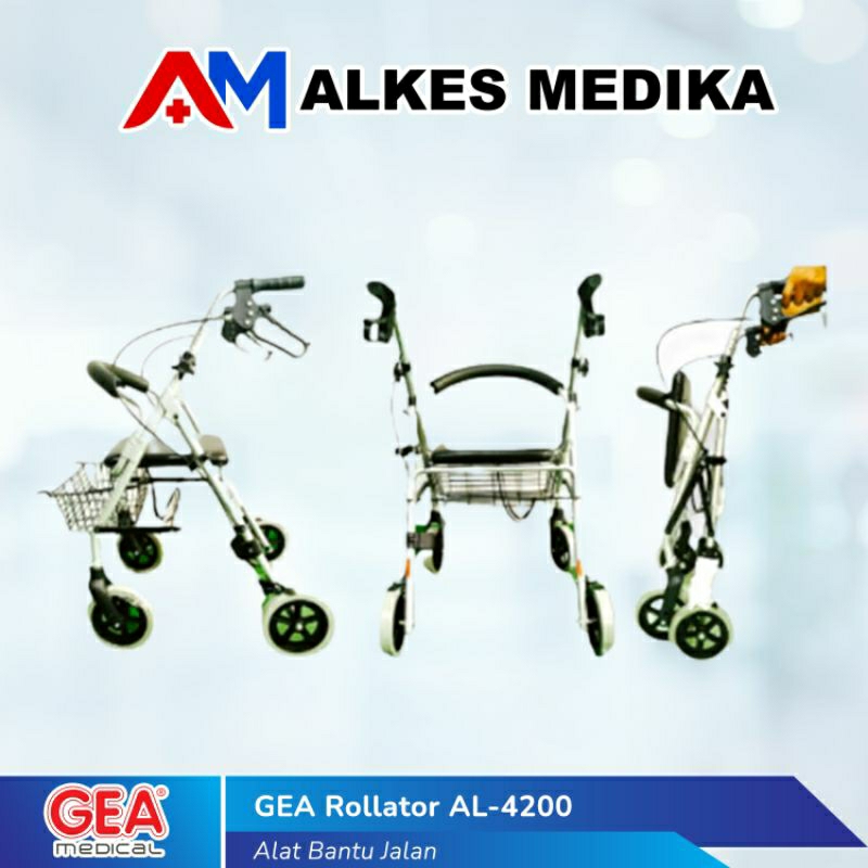 GEA Rollator AL-4200 Alat Bantu Jalan / Rollator Gea / Gea