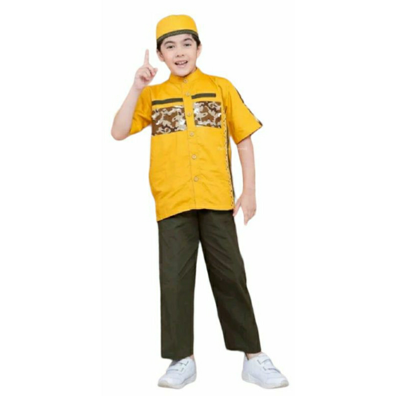 Koko Anak Fattaya || Fattaya Premium || Koko Fattaya Terbaru || Size 10 || Busana Muslim Anak Laki-L