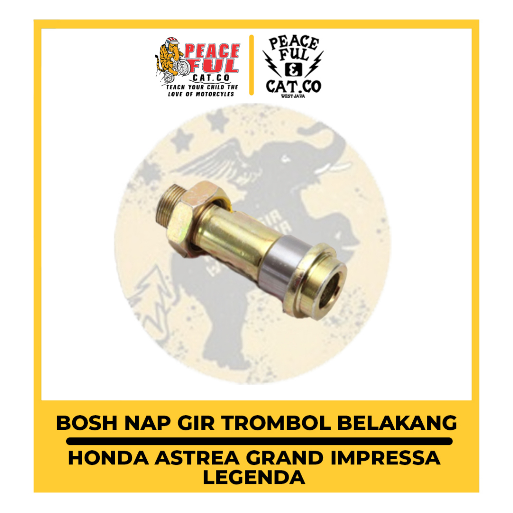 Bosh nap gir tromol belakang honda astrea grand impressa legenda tromol