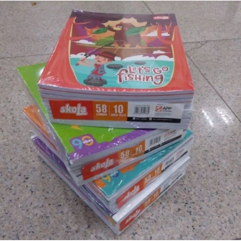 

OBRAL SALE Buku Tulis SIDU Skola 58 Lembar isi 10 buku