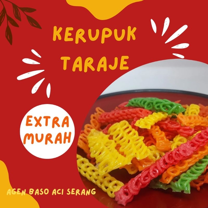 

Kerupuk taraje 5 kilo