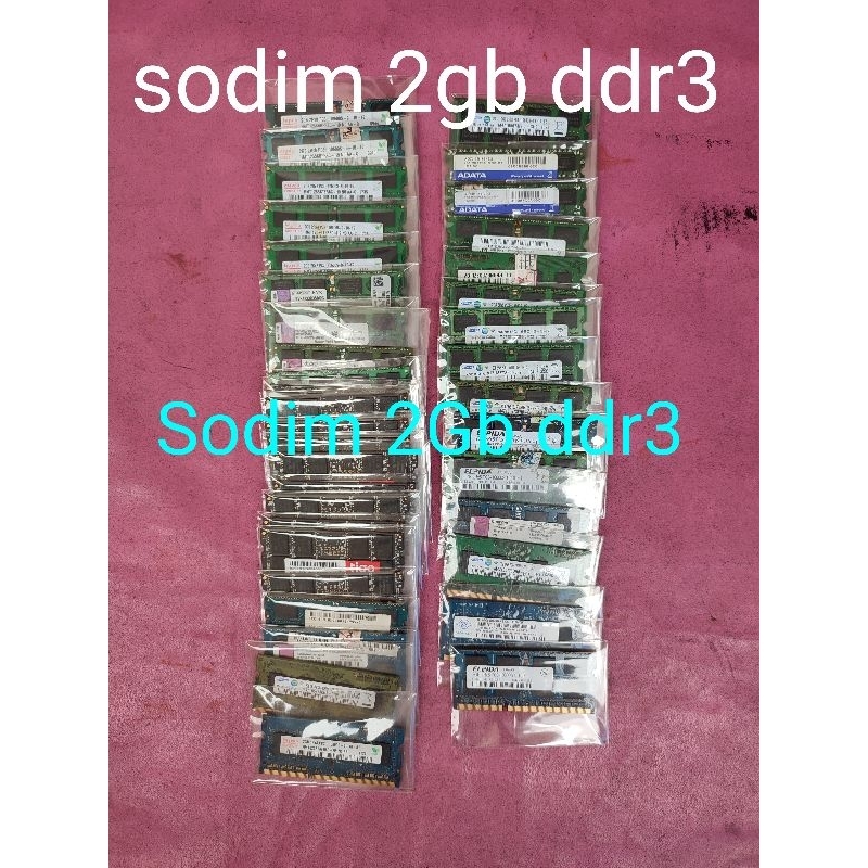 ram laptop 2gb ddr3 pc8500 / PC10600 / PC12800