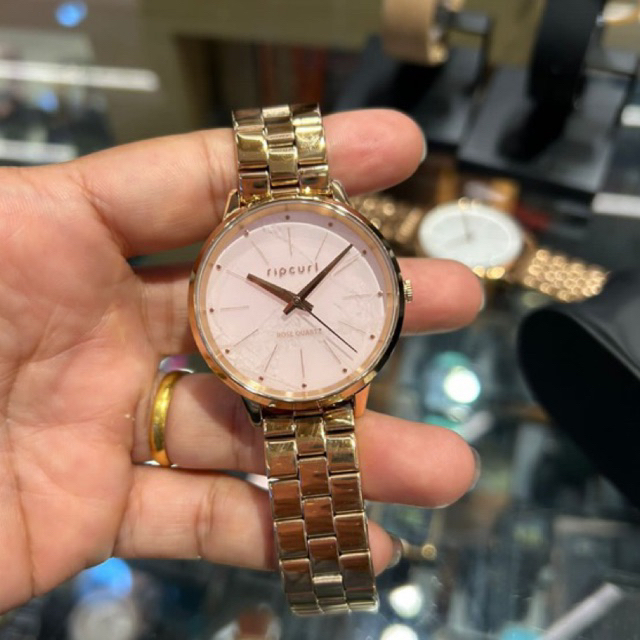 Jam tangan ripcurl wanita lola Slim Rose Quartz Stainless Steel