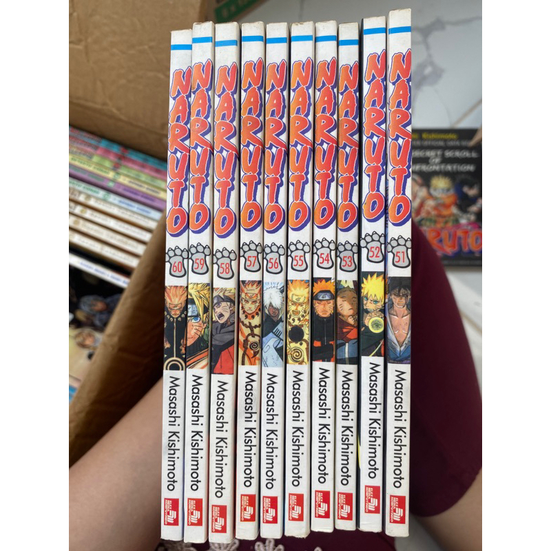 KOMIK NARUTO VOL.51-VOL.60 LENGKAP RP10.000