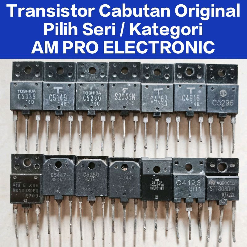 TR Horisontal & Transistor Regulator  REG HOR Original Cabutan