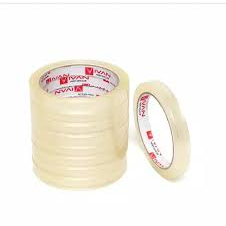 

Selotip 12 mm warna bening / Lakban Kecil