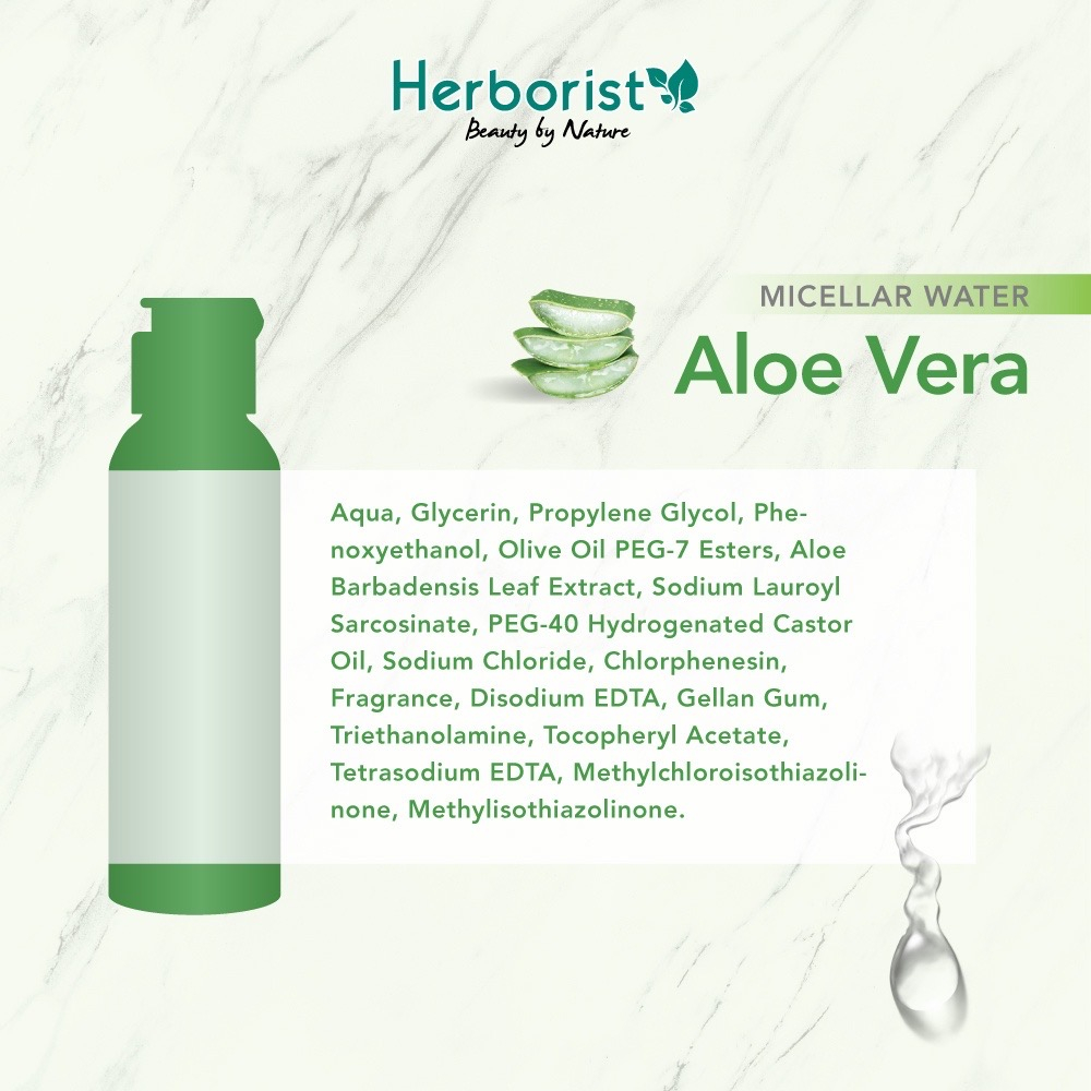 HERBORIST Aloe Vera Series - Gel 98% | Face Mist | Micellar Water