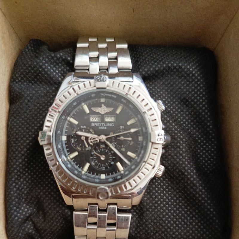 jam tangan Automatic Chronograph Breitling$ second preloved bekas